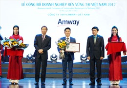 Amway Việt Nam có mặt Top 100 doanh nghiệp phát triển bền vững hai năm liền